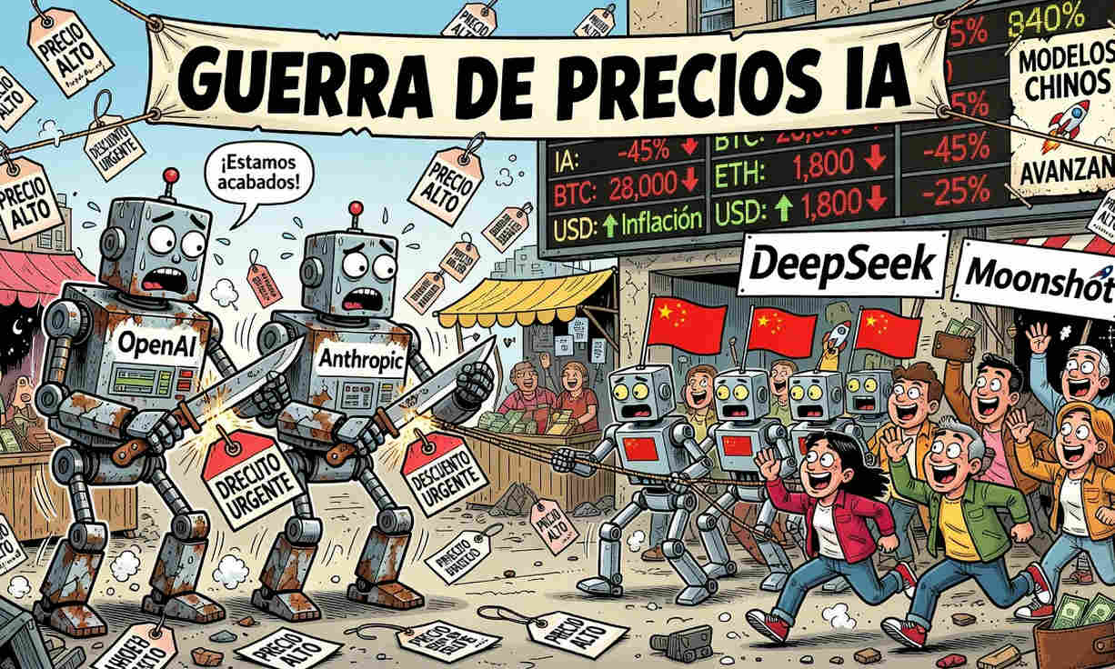 Guerra de precios en IA: OpenAI y Anthropic ajustan tarifas ante la competencia china