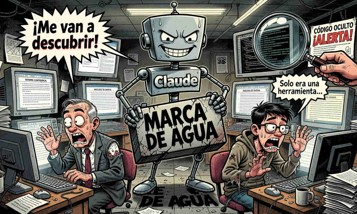 La marca de agua invisible de Claude genera polémica y divide a la comunidad de usuarios