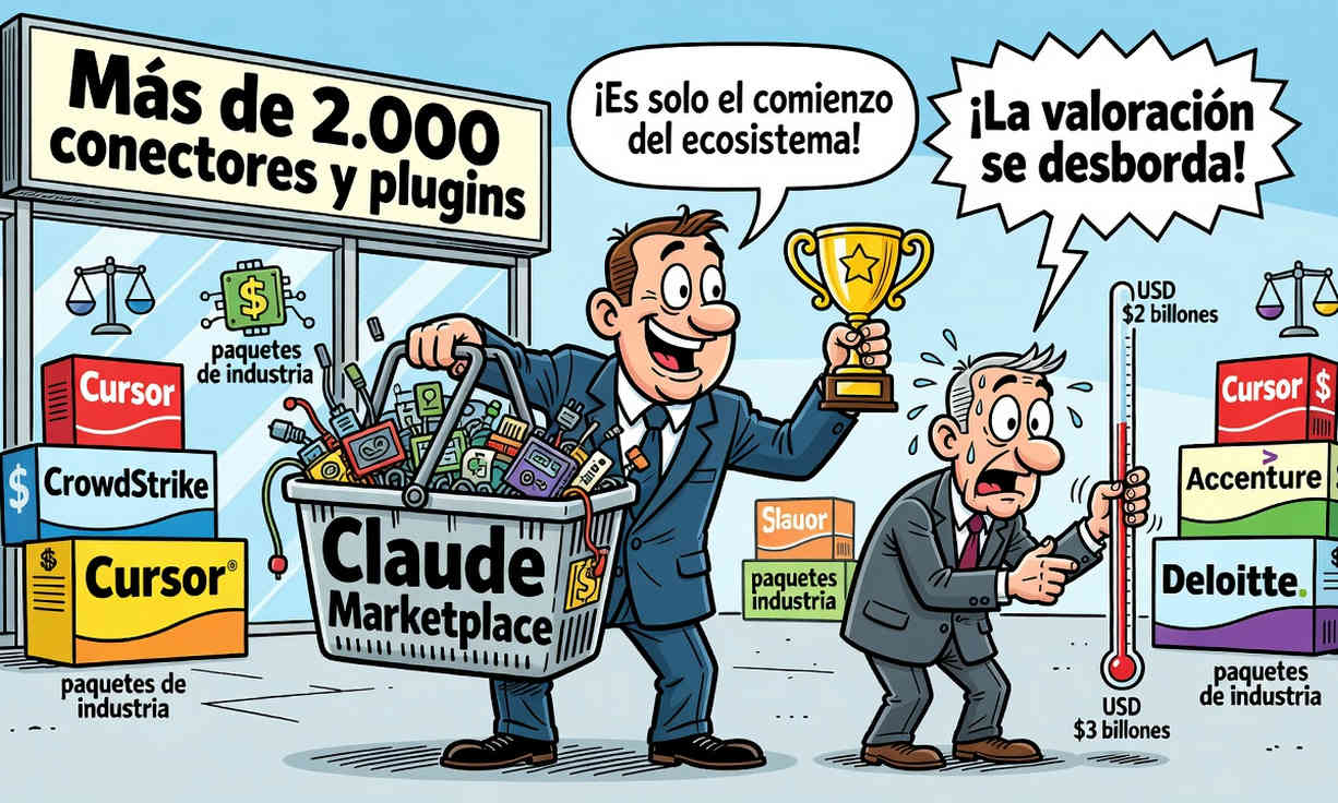 Anthropic potencia Claude Marketplace con más de 2.000 conectores para el sector empresarial