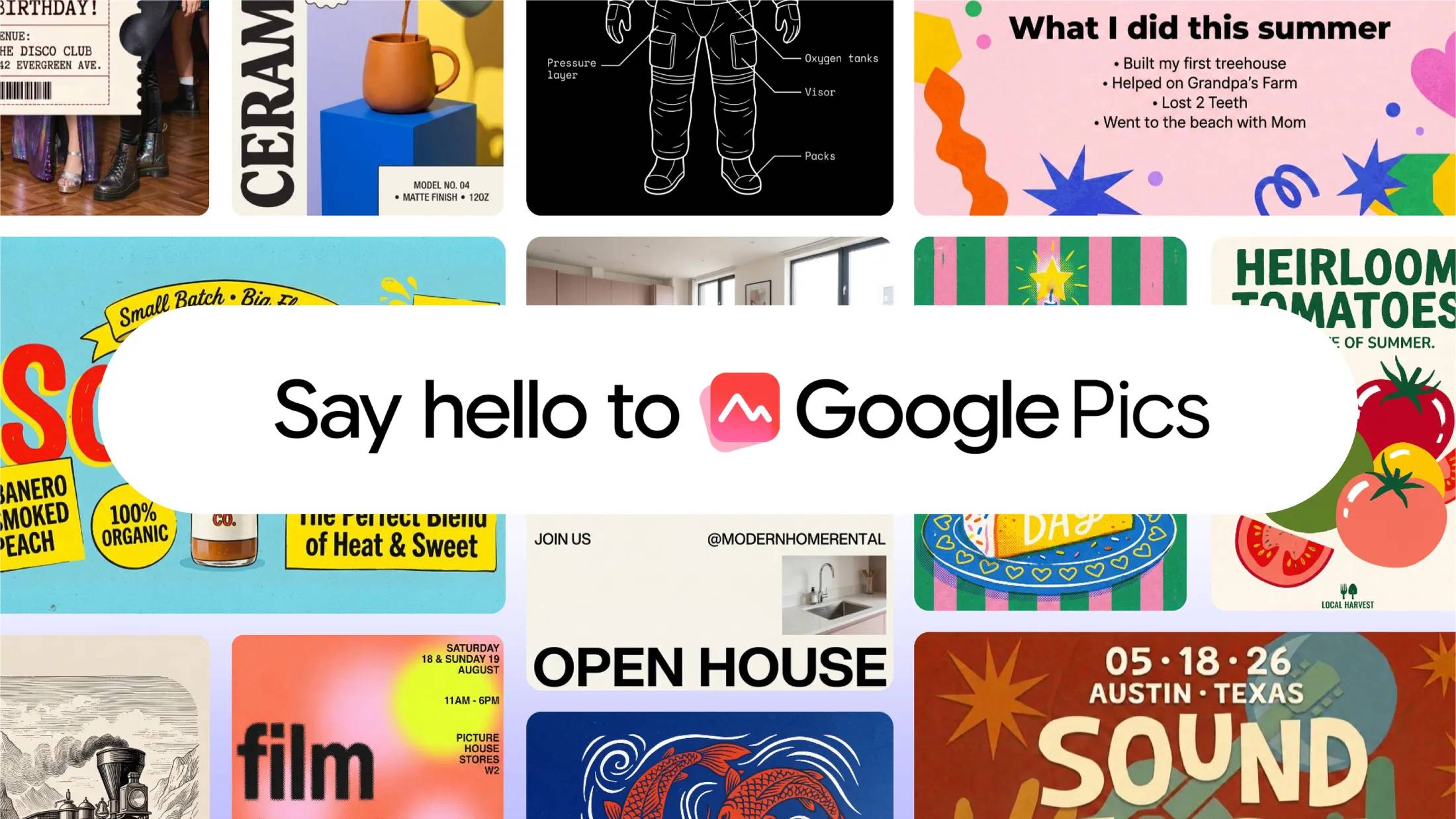 Google Pics: La nueva apuesta de Google para democratizar el diseño gráfico con IA