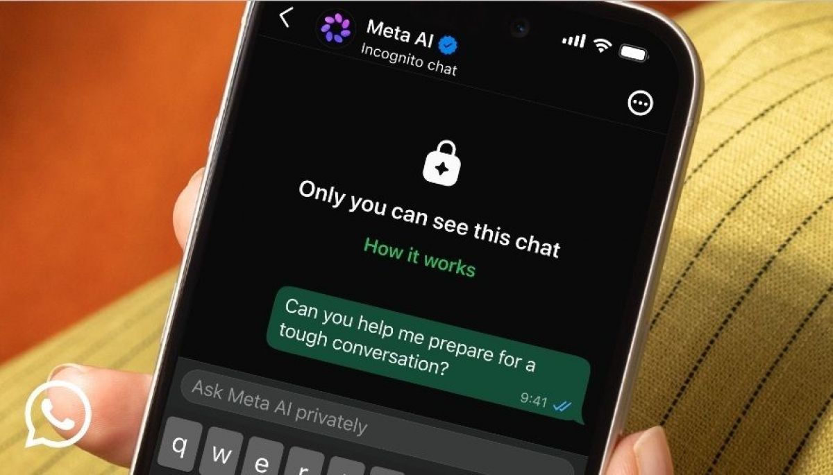 WhatsApp implementa chat de incógnito para Meta AI: mayor privacidad en tus conversaciones con la IA