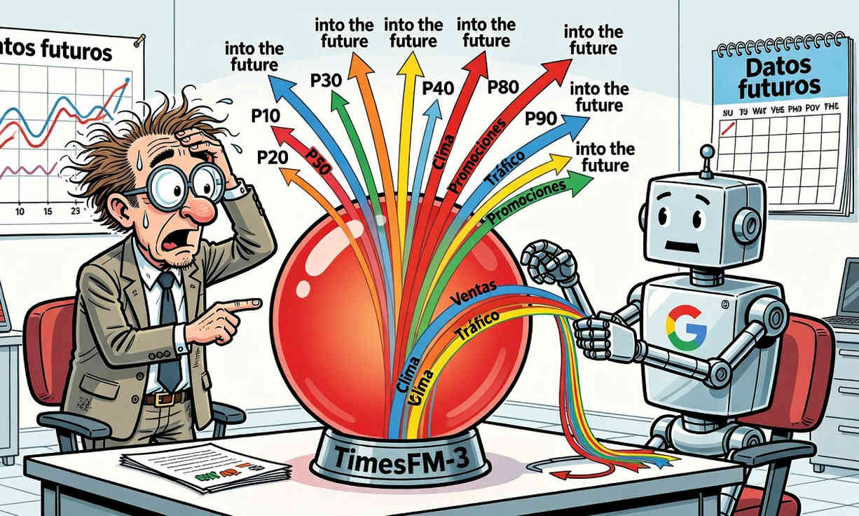 Google lanza TimesFM-3: La IA que revoluciona la predicción de series temporales multivariantes