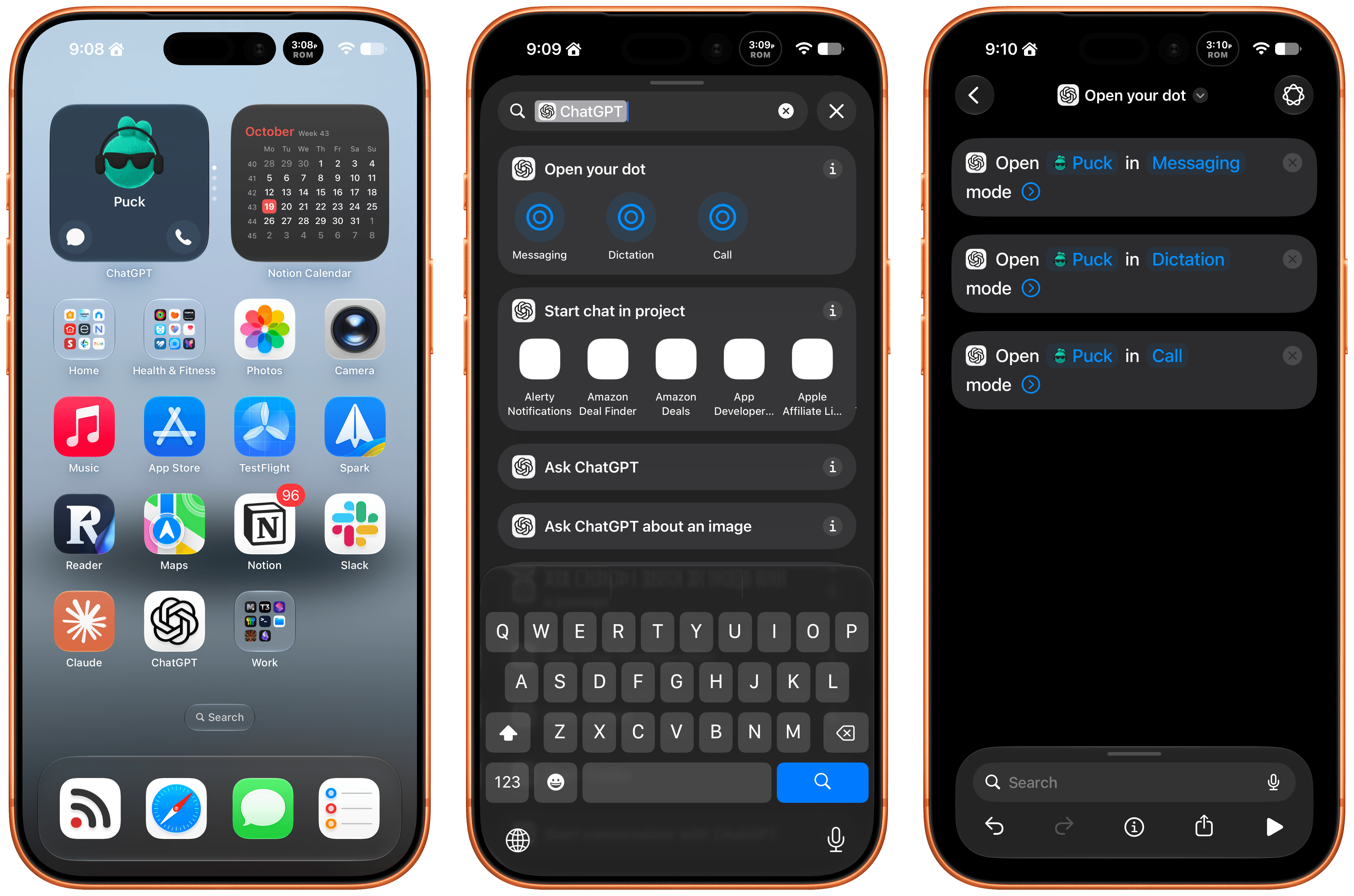 ChatGPT 'Dots' se actualiza con widget y acciones de atajos para iOS y iPadOS