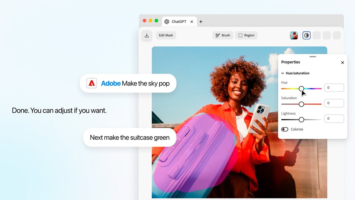Adobe potencia su plugin de ChatGPT: edición interactiva de imágenes y PDF al alcance de tu mano