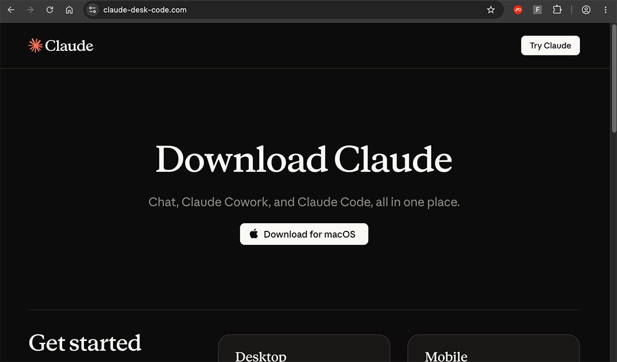 Ciberdelincuentes usan instaladores falsos de Claude para Mac y la técnica 'Adception'